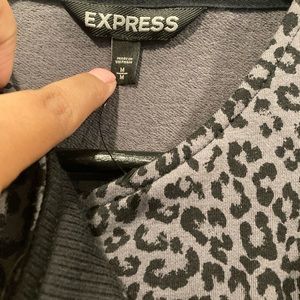Express leopard jacket . Never worn